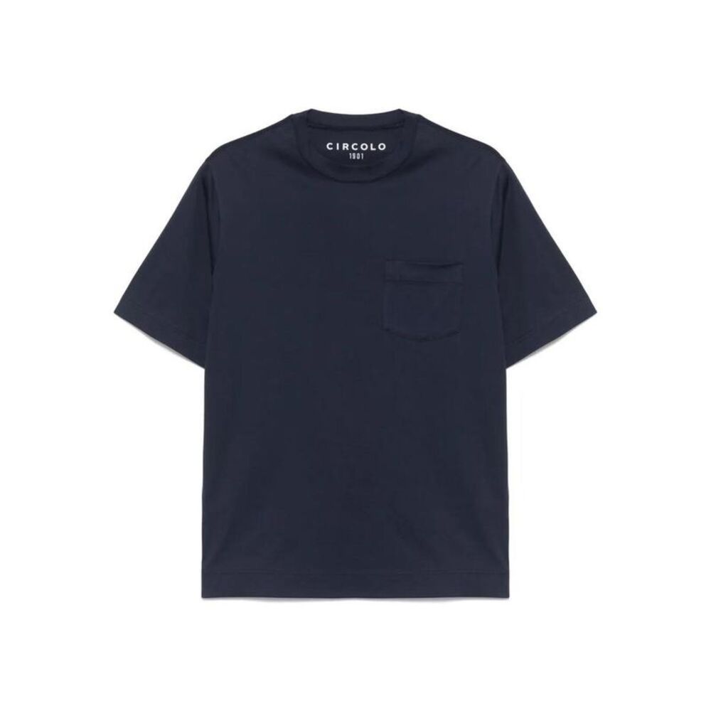 CIRCOLO 1901 Men's Cotton Pocket T-Shirt Men BLUE T-Shirts